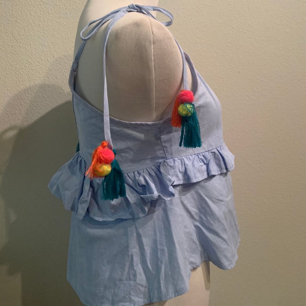 Baby Doll Tassel Top Pom pom S